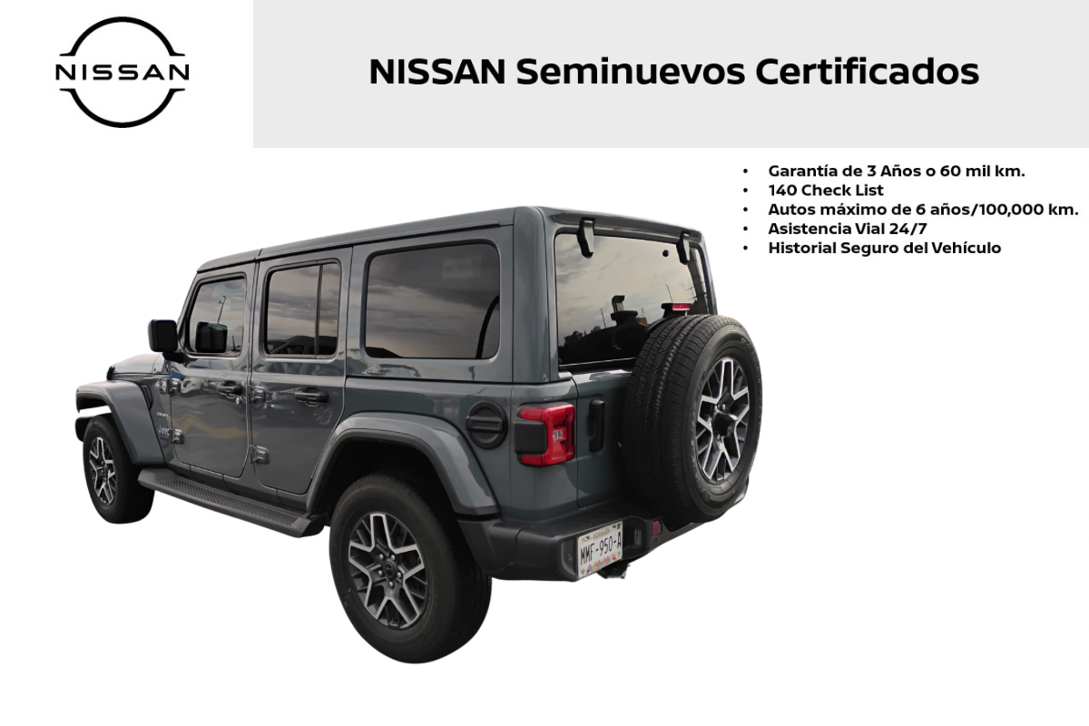 2024 Jeep Wrangler 5p Unlimited Sahara L4/2.07/T Aut