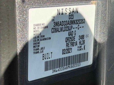 2021 Nissan Frontier 4p Platinum LE L4/2.5 Aut