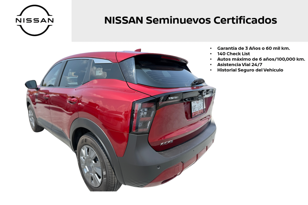 2025 Nissan Kicks 5p Sense L4/2.0 Aut