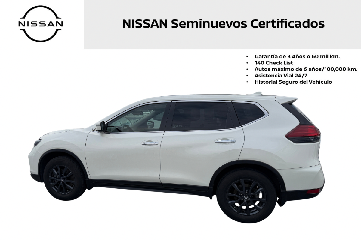 2022 Nissan X-Trail 5p Sense 3 L4/2.5 Aut Banca abatible