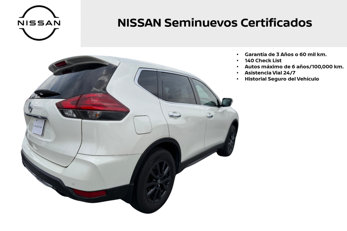 2022 Nissan X-Trail 5p Sense 3 L4/2.5 Aut Banca abatible