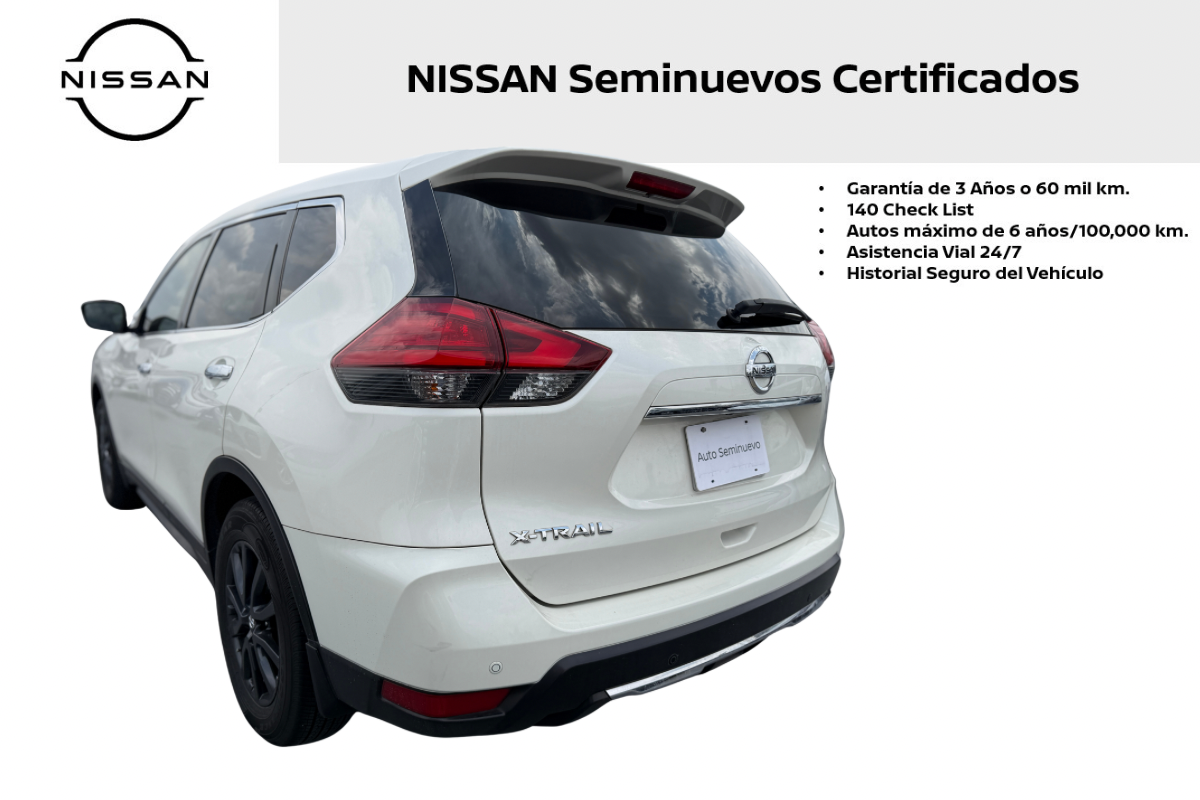 2022 Nissan X-Trail 5p Sense 3 L4/2.5 Aut Banca abatible