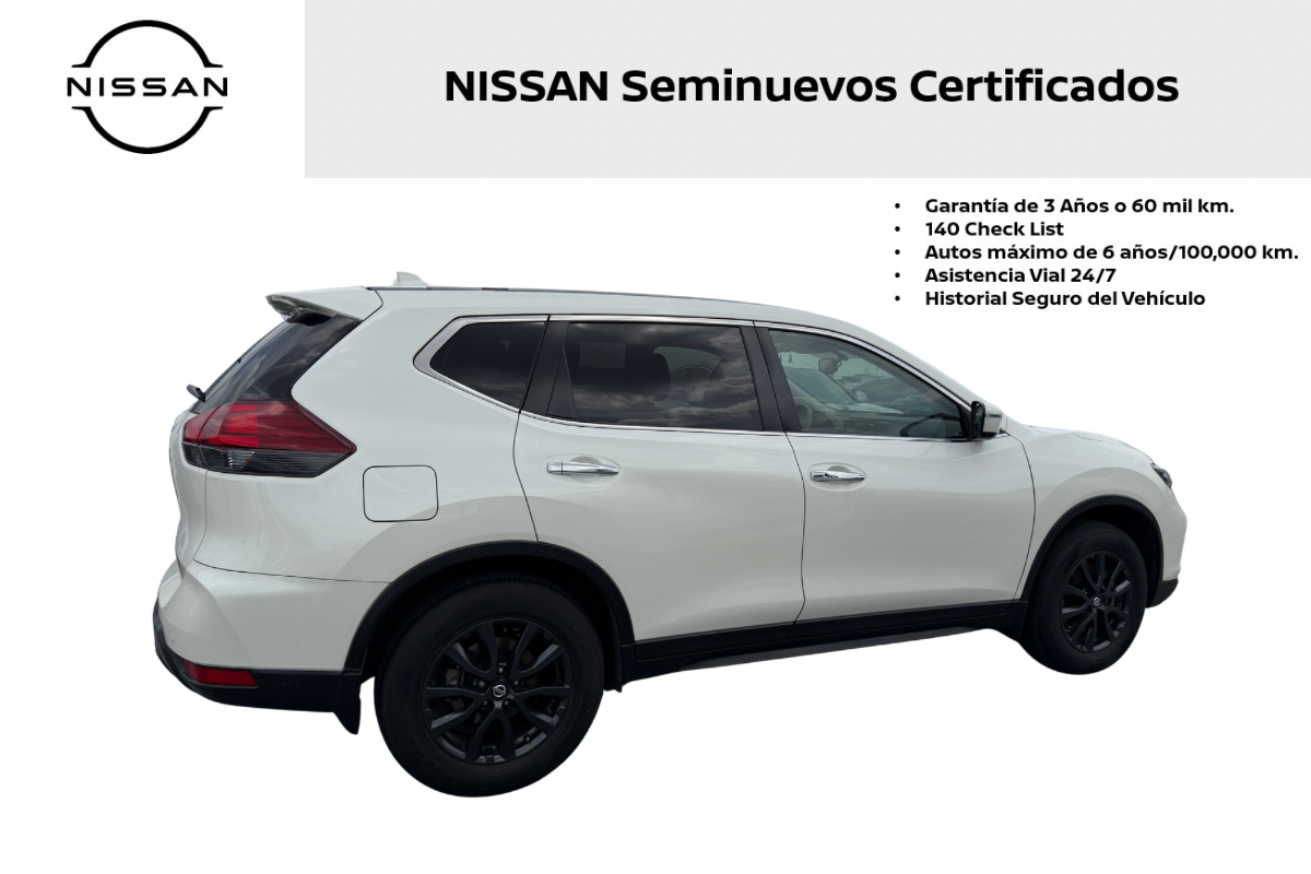 2022 Nissan X-Trail 5p Sense 3 L4/2.5 Aut Banca abatible